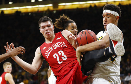 NIT S Dakota Iowa Basketball
